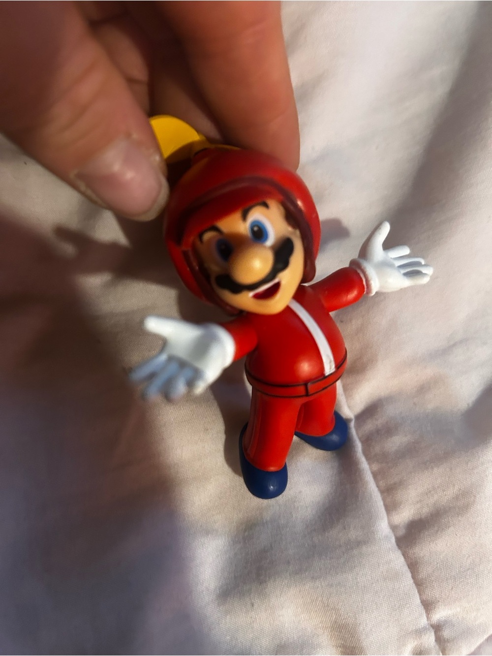 Nintendo Red Mario Figure with White Gloves and Blue Shoes
